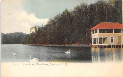 Love Lake Saratoga, New York Postcard