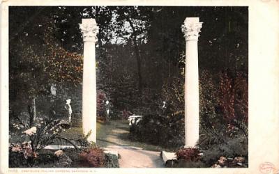 Canfield's Italian Gardens Saratoga, New York Postcard