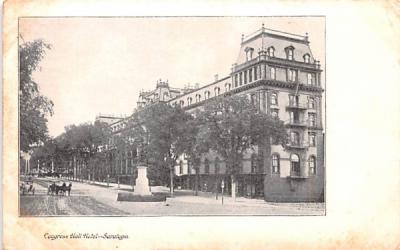 Congress Hall Hotel Saratoga, New York Postcard