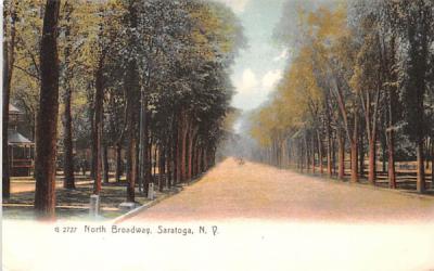 North Broadway Saratoga, New York Postcard
