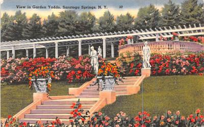 Garden Yaddo Saratoga Springs, New York Postcard