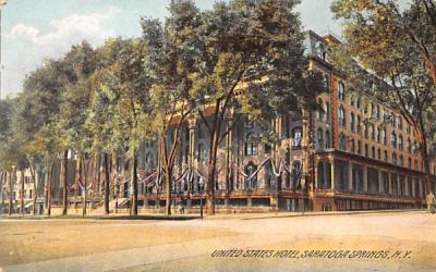 United States Hotel Saratoga Springs, New York Postcard