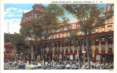 Grand Union Hotel Saratoga Springs, New York Postcard