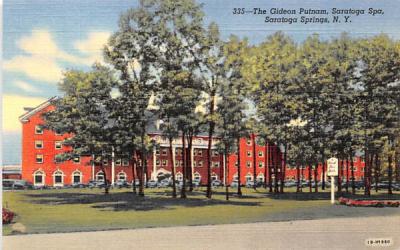 Gideon Putnam Saratoga Springs, New York Postcard