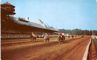 Saratoga Race Track Saratoga Springs, New York Postcard