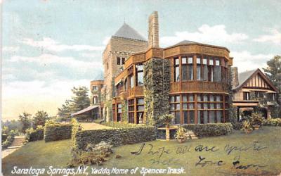 Home of Spencer Trask Saratoga Springs, New York Postcard