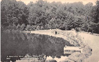 Beautiful Drive Saratoga Springs, New York Postcard