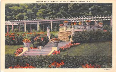 Gardens at Yaddo Saratoga Springs, New York Postcard