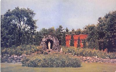 St Clements Grotto Saratoga Springs, New York Postcard