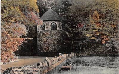 Tower in the Woods Saratoga Springs, New York Postcard