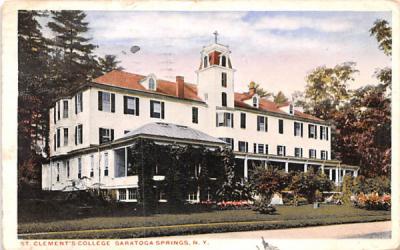 St Clement's Cottage Saratoga Springs, New York Postcard