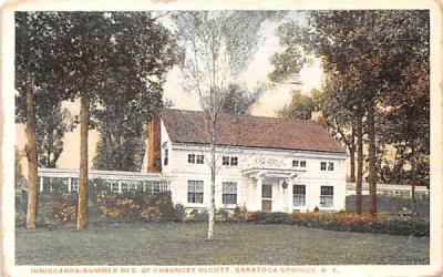 Inniscarra Garden Saratoga Springs, New York Postcard