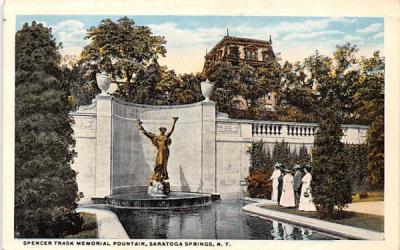 Spencer Trask Memorial Fountain Saratoga Springs, New York Postcard
