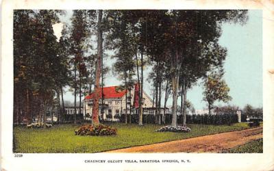 Chauncey Olcott Villa Saratoga Springs, New York Postcard