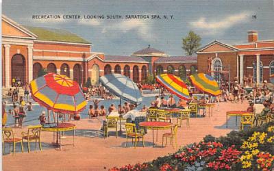 Recreation Center Saratoga Spa, New York Postcard