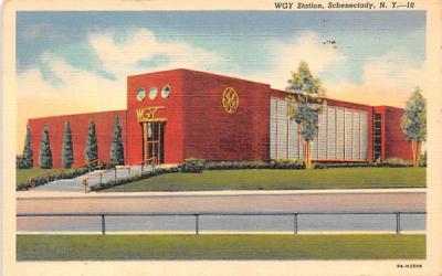 WGY Station Schenectady, New York Postcard