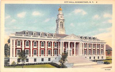 City Hall Schenectady, New York Postcard