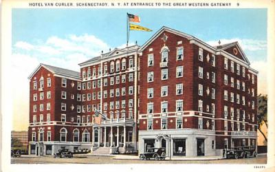 Hotel Van Curler Schenectady, New York Postcard