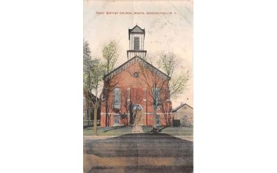 First Baptist Church Schenectady, New York Postcard