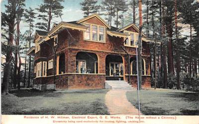 Residence of HW Hillman Schenectady, New York Postcard