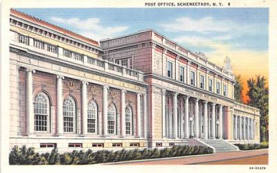 Post Office Schenectady, New York Postcard