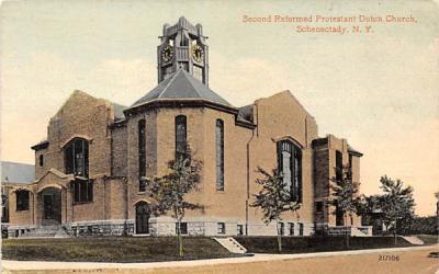 Second Reformed Protestant Dutch Church Schenectady, New York Postcard