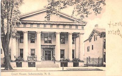 Court House Schenectady, New York Postcard