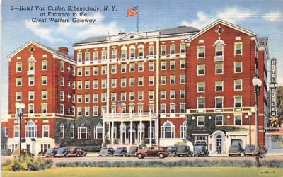 Hotel Van Curler Schenectady, New York Postcard