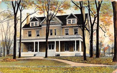 Sigma Fhi Fraternity House Schenectady, New York Postcard