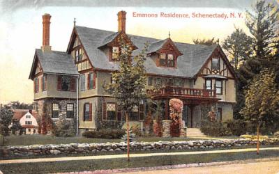 Emmons Residence Schenectady, New York Postcard