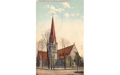 First Reformed Church Schenectady, New York Postcard