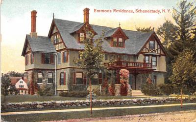 Emmons Residence Schenectady, New York Postcard