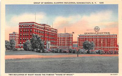General Electric Building Schenectady, New York Postcard