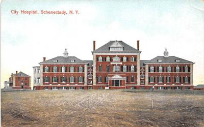 City Hospital Schenectady, New York Postcard