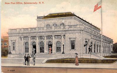 New Post Office Schenectady, New York Postcard