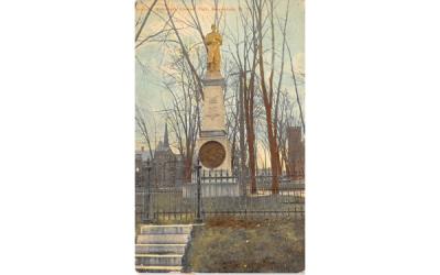 Soliders Monument Schenectady, New York Postcard