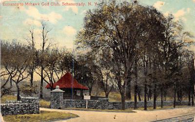Mohawk Golf Club Schenectady, New York Postcard