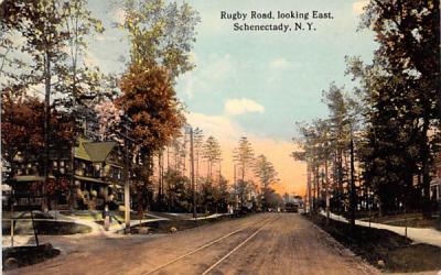 Rugby Road Schenectady, New York Postcard