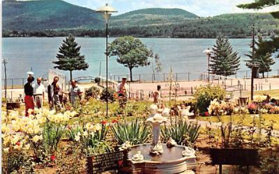 Playground Schroon Lake, New York Postcard