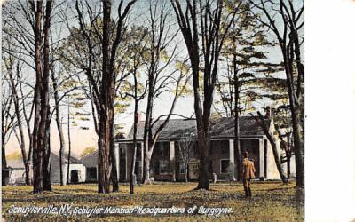 Schuyler Mansion Schuylerville, New York Postcard