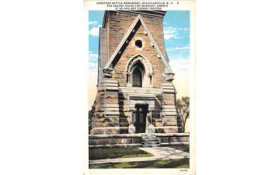 Saratoga Battle Monument Schuylerville, New York Postcard