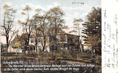 Marshal House Schuylerville, New York Postcard