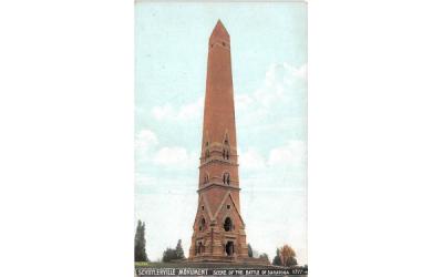 Schuylerville Monument New York Postcard