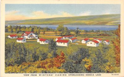 From Winters' Cabins Seneca Lake, New York Postcard