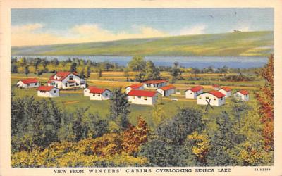 From Winters' Cabins Seneca Lake, New York Postcard