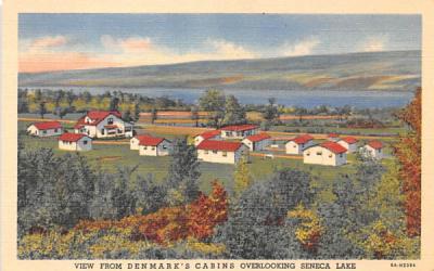 From Denmark's Cabins Seneca Falls, New York Postcard