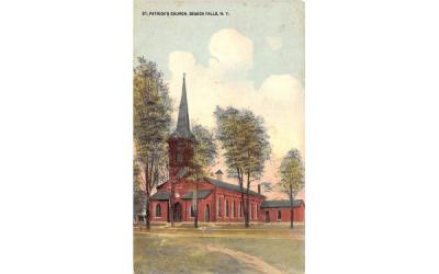St Patrick's Church Seneca Falls, New York Postcard