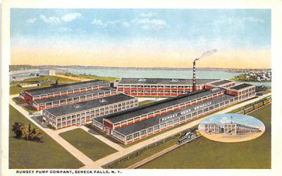 Rumsey Pump Company Seneca Falls, New York Postcard