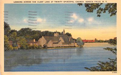 Van Cleef Lake Seneca Falls, New York Postcard