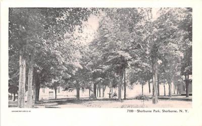Sherburne Park New York Postcard